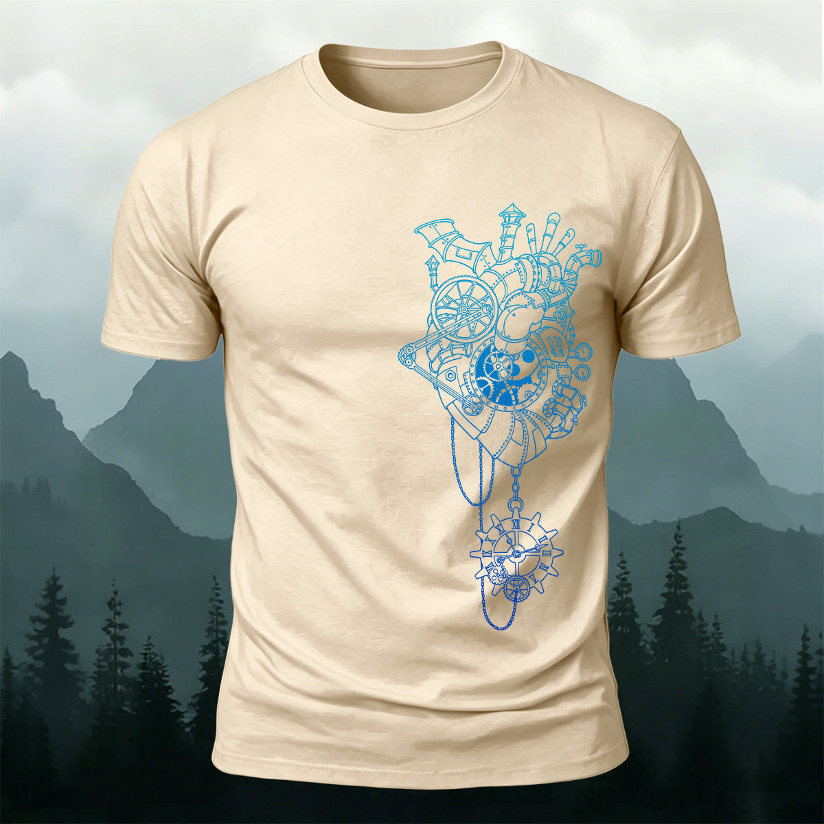 Sailboat Rudder Outdoor Casual Cotton T-Shirt