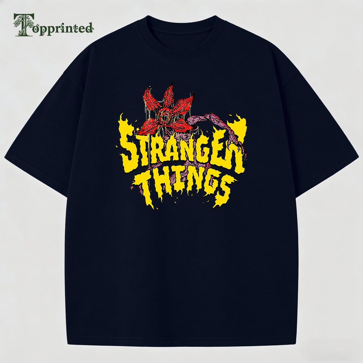 100%Cotton Stranger Things Casual Daily T-shirt