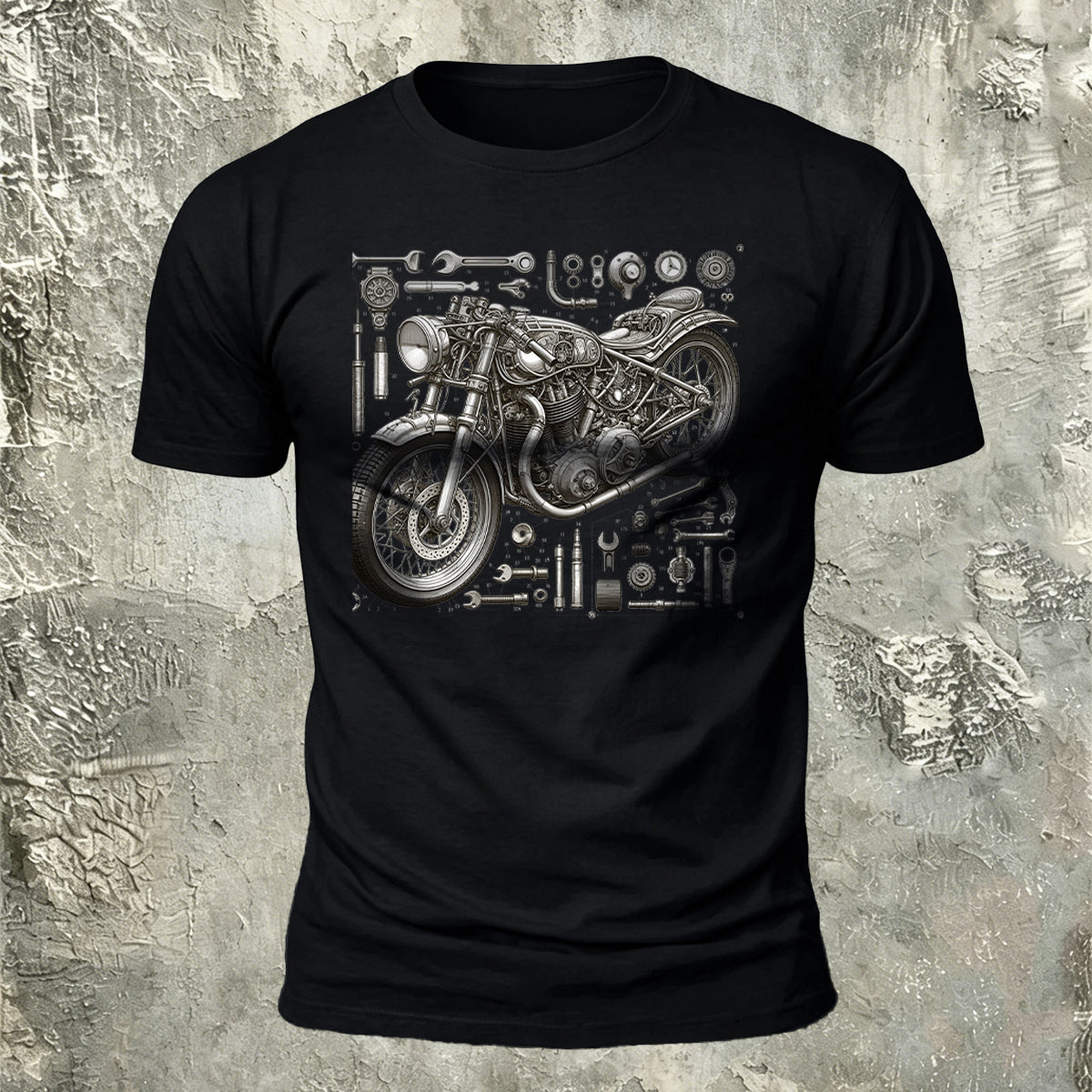 Motorcycle Repair Cool Skin-friendly Casual T-shirt