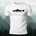 Fish Print Natural Casual Premium Cotton T-Shirt