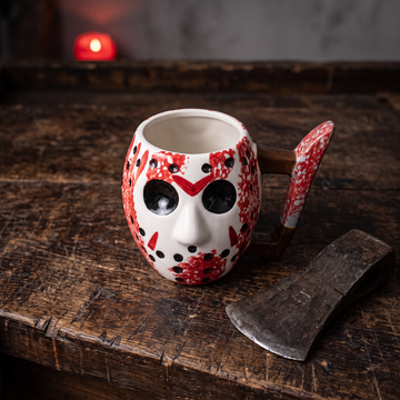 Ceramic Bloody Jason Mask Mug