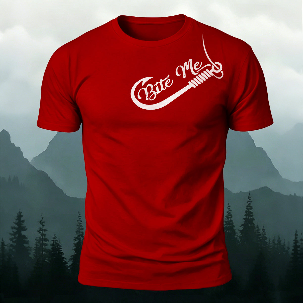 Scimitar Silhouette Print Versatile 100% Cotton T-Shirt