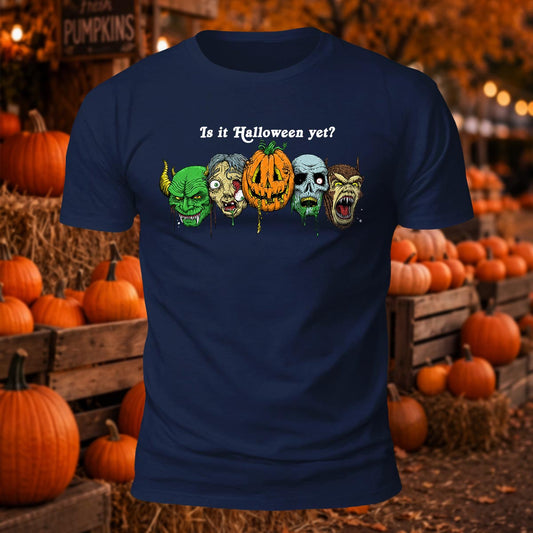 Is It Halloween Yet? Printed Short Sleeve T-Shirt