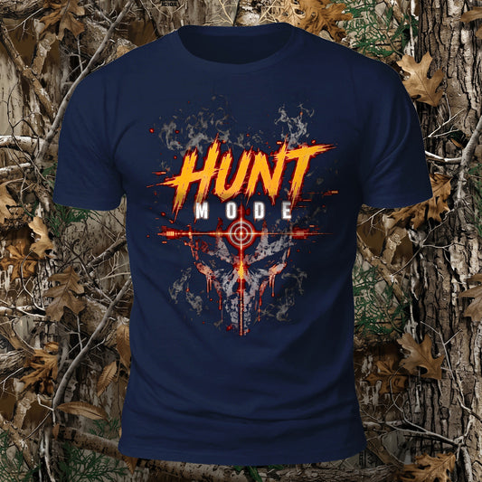 DTG Hunting Mode Printed Short Sleeve T-Shirt