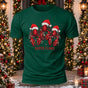 Santa Claws Printed Short Sleeve T-Shirt