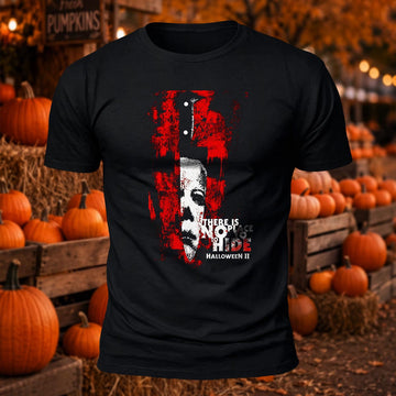 Halloween II - No Place To Hide Printed Short Sleeve T-Shirt