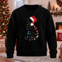 DTG Christmas Kitty Printed Round Neck Sweatshirt