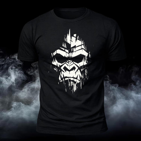 Gorilla Shadow Printed Short Sleeve T-Shirt