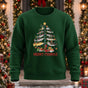 Merry Fishmas Printed Round Neck Sweatshirt