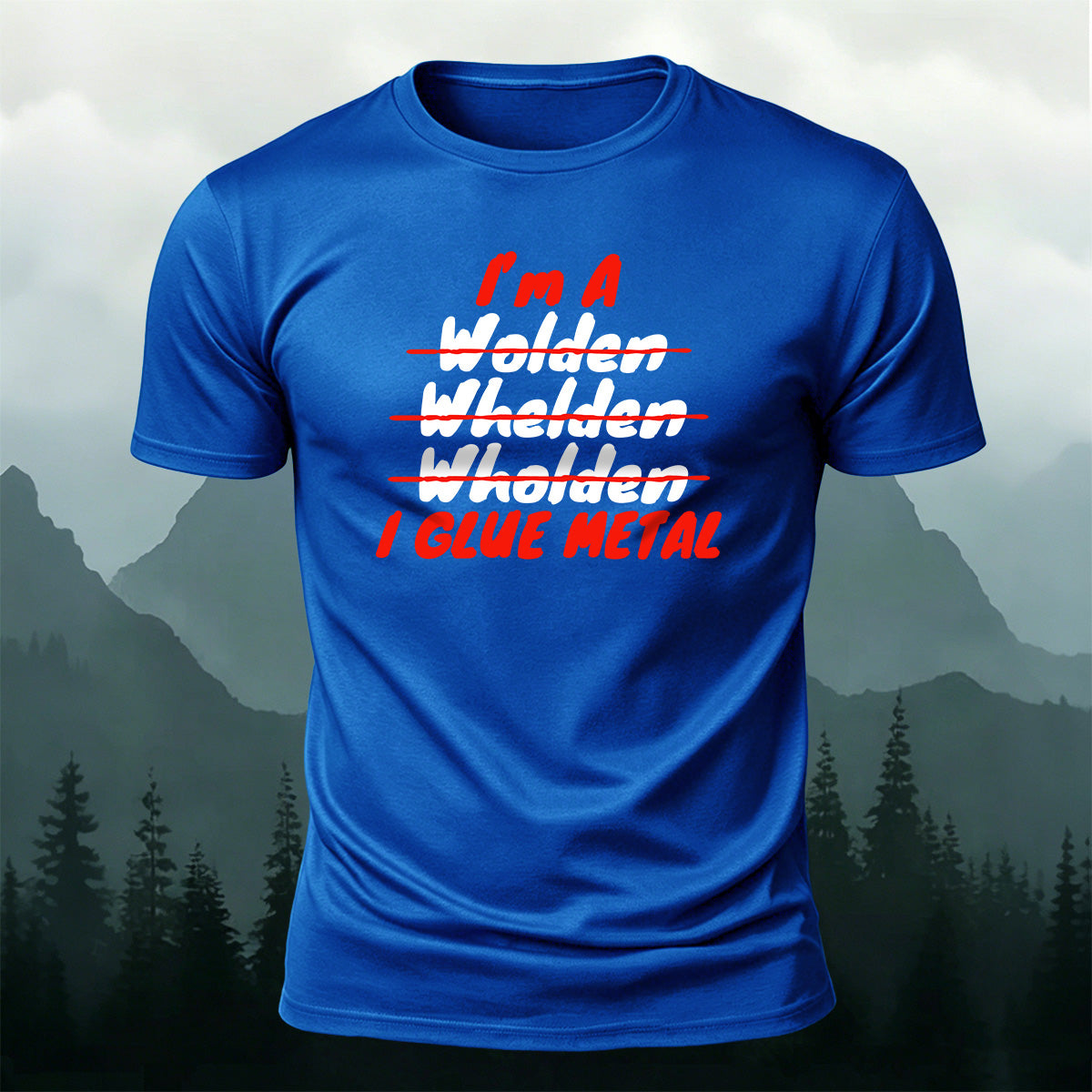 Cotton Wage Worker Welder Fun Slogan Casual Tee