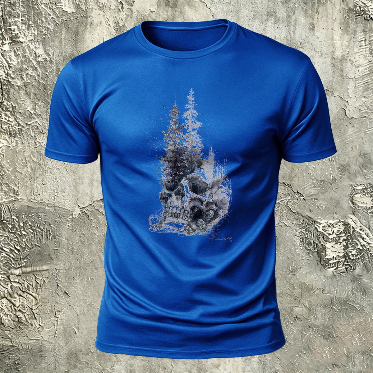 Creative Skull Graphic Casual Premium Cotton T-Shirt