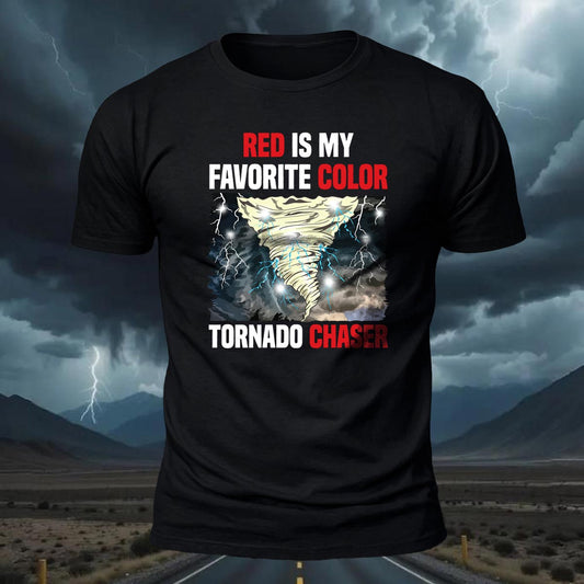 RED Is My Favorite Color Short Sleeve Graphic Tee