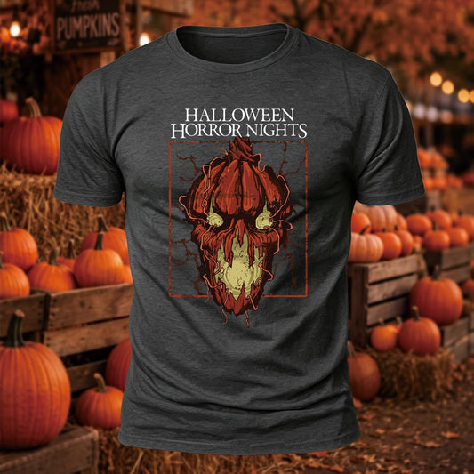 Halloween Horror Nights Printed Short Sleeve T-Shirt