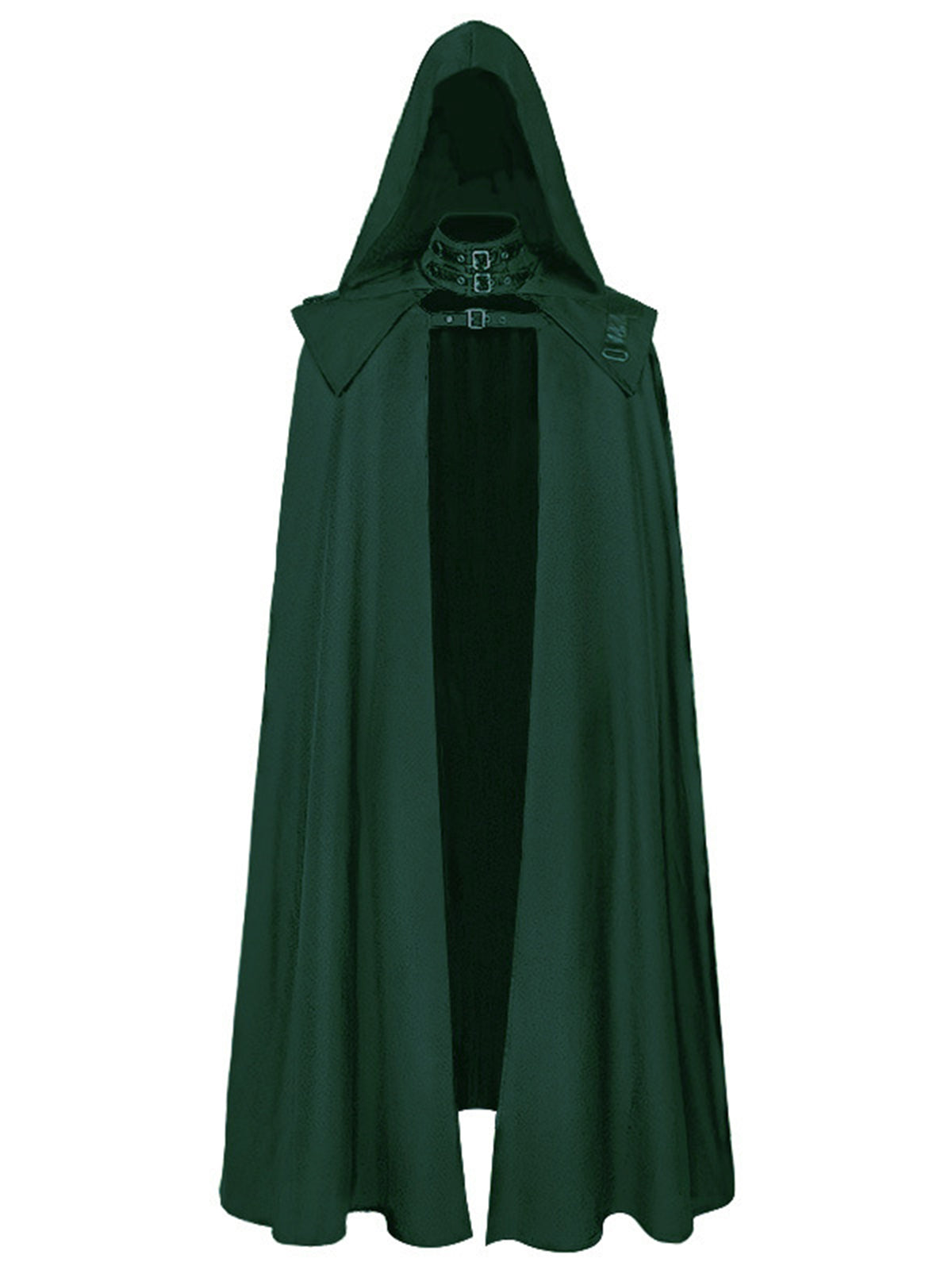 Retro Medieval Dark Style COS Hooded Long Cloak