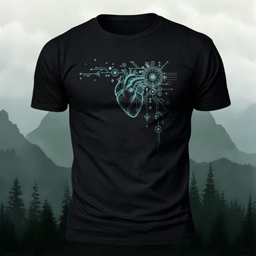 Artistic Heart Personality Casual Premium Cotton T-Shirt