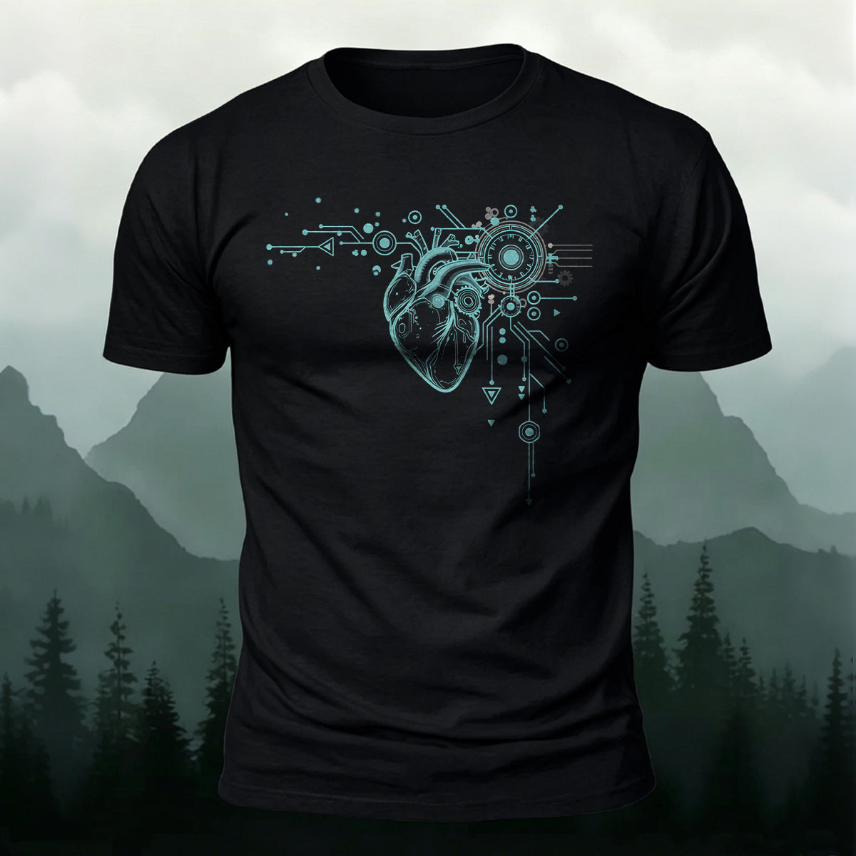 Artistic Heart Personality Casual Premium Cotton T-Shirt