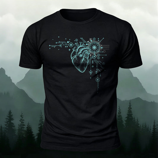 Artistic Heart Personality Casual Premium Cotton T-Shirt