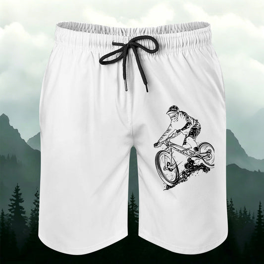 Cycling Print Outdoor Casual Comfortable Shorts
