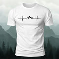Minimalist Line Print Soft-touch Feel Comfortable T-shirt