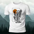 Animal Silhouette Print Casual Skin-Friendly T-Shirt