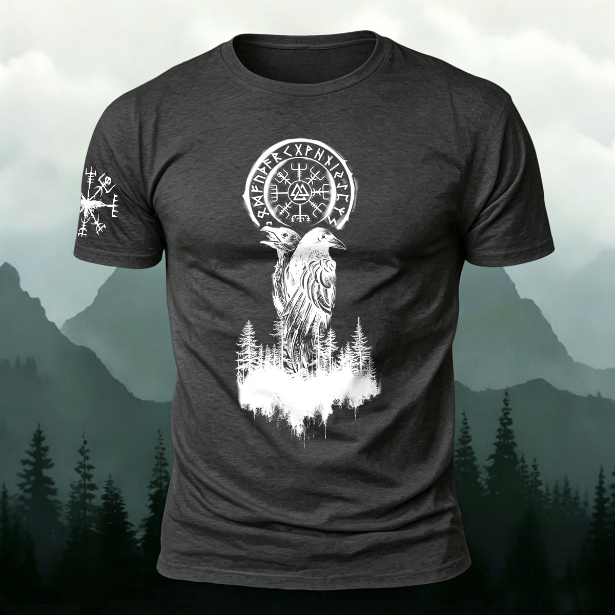 Tribal Eagle Totem Casual Cotton T-Shirt