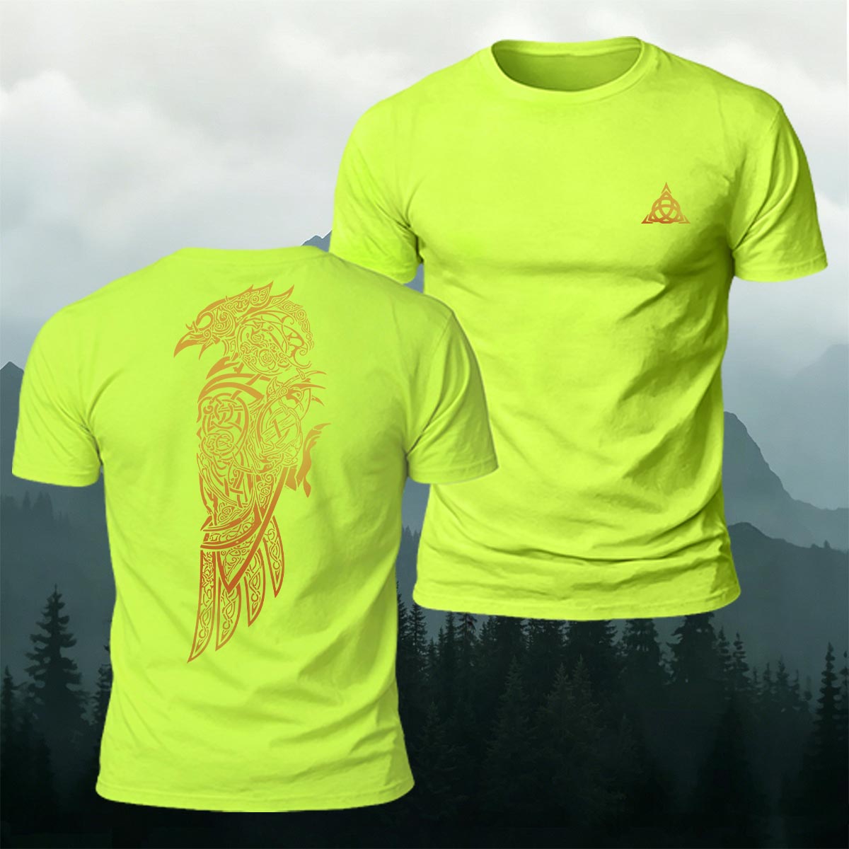 Nordic Mythology Art Graphic Street Style Breathable Tee