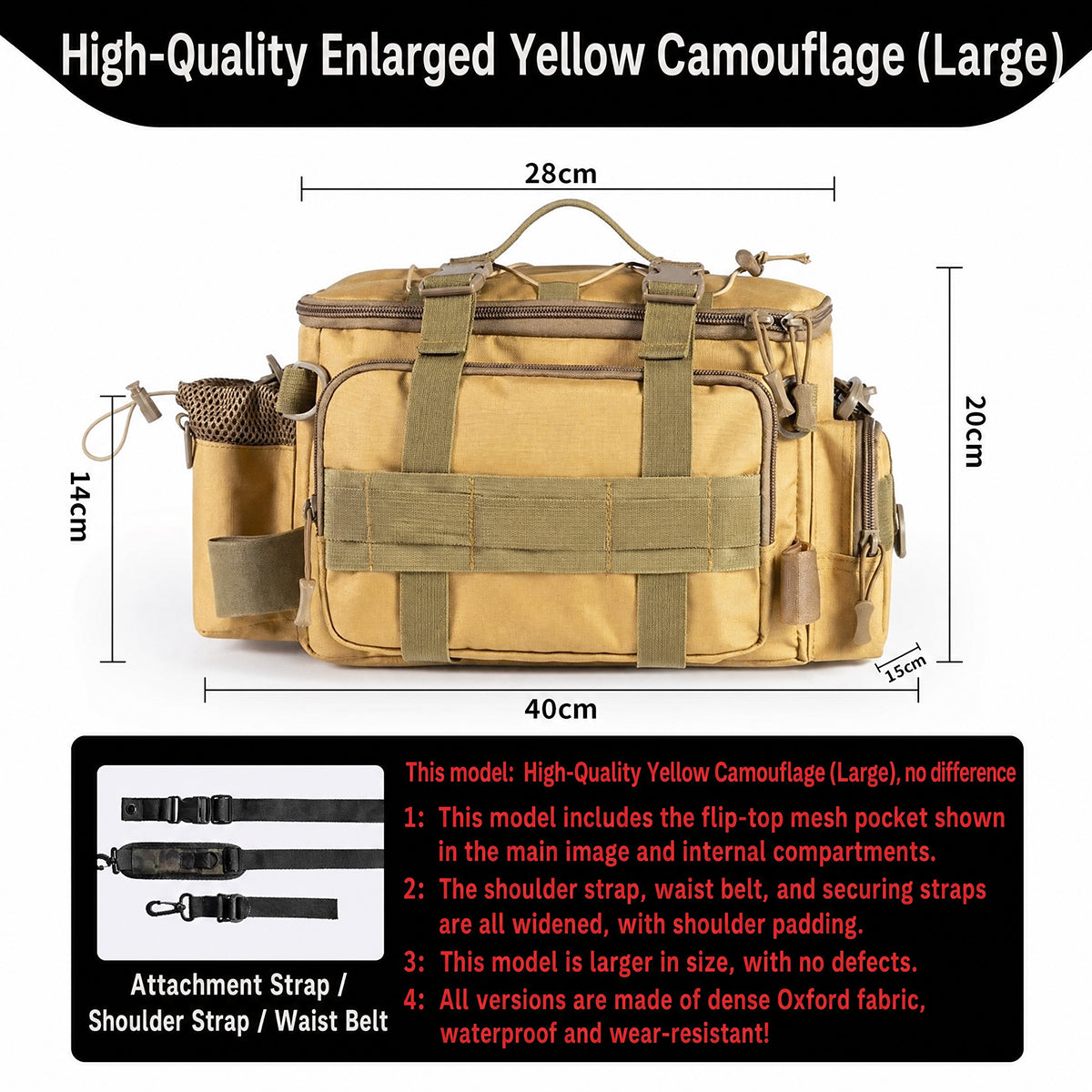 Waterproof Multifunctional Fishing Accessories Storage Bag