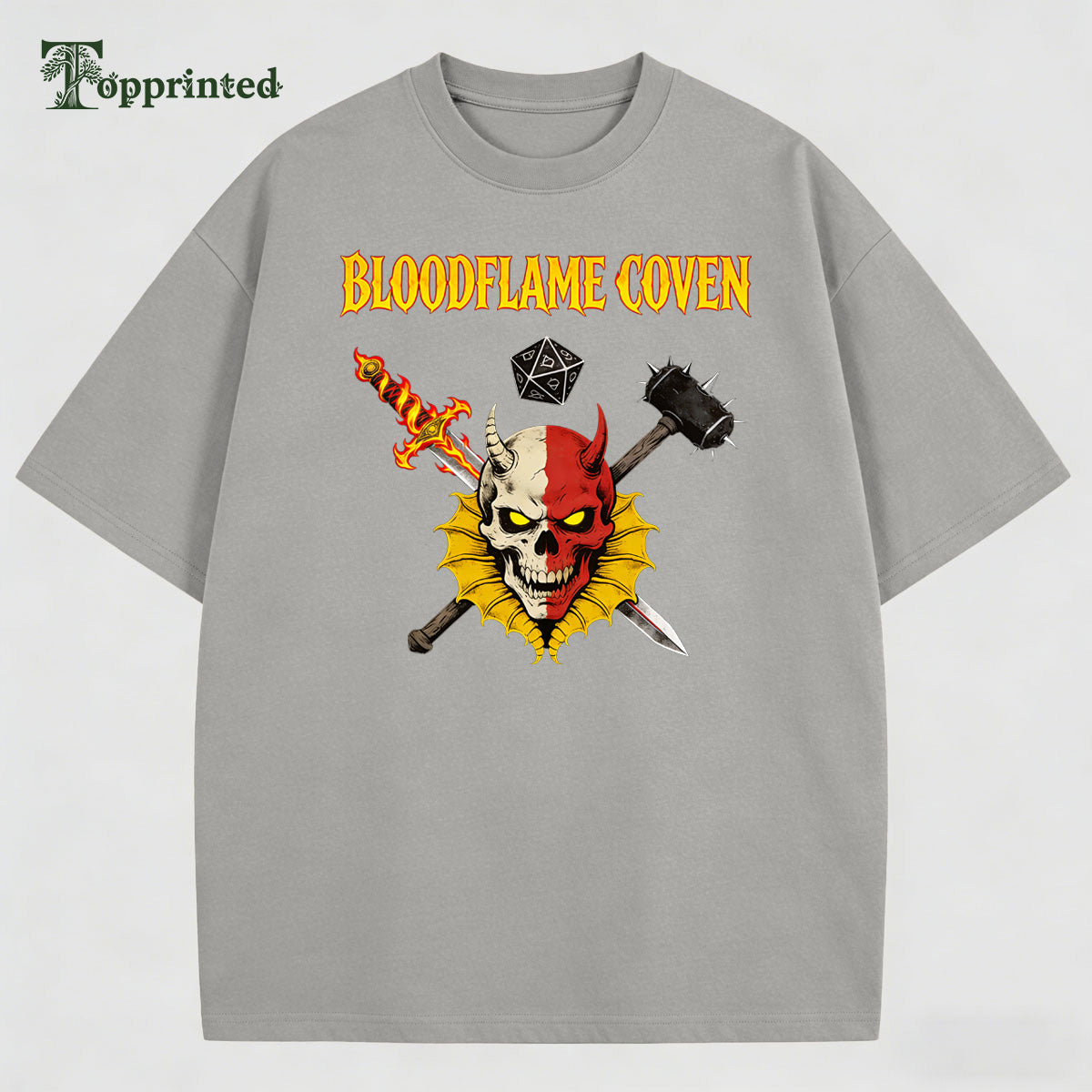 Bloodflame Coven Casual Cotton Made T-shirt