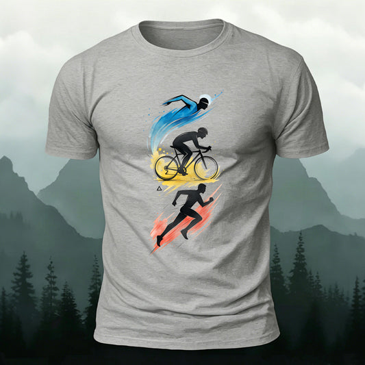 Sports Silhouette Personalized Casual Skin-Friendly T-Shirt