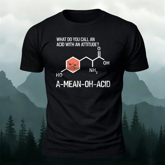 100% Cotton Fun Chemical Bond Print Casual T-Shirt