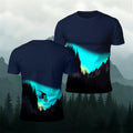 Outdoor Cycling Adventure Color-Block Casual T-Shirt