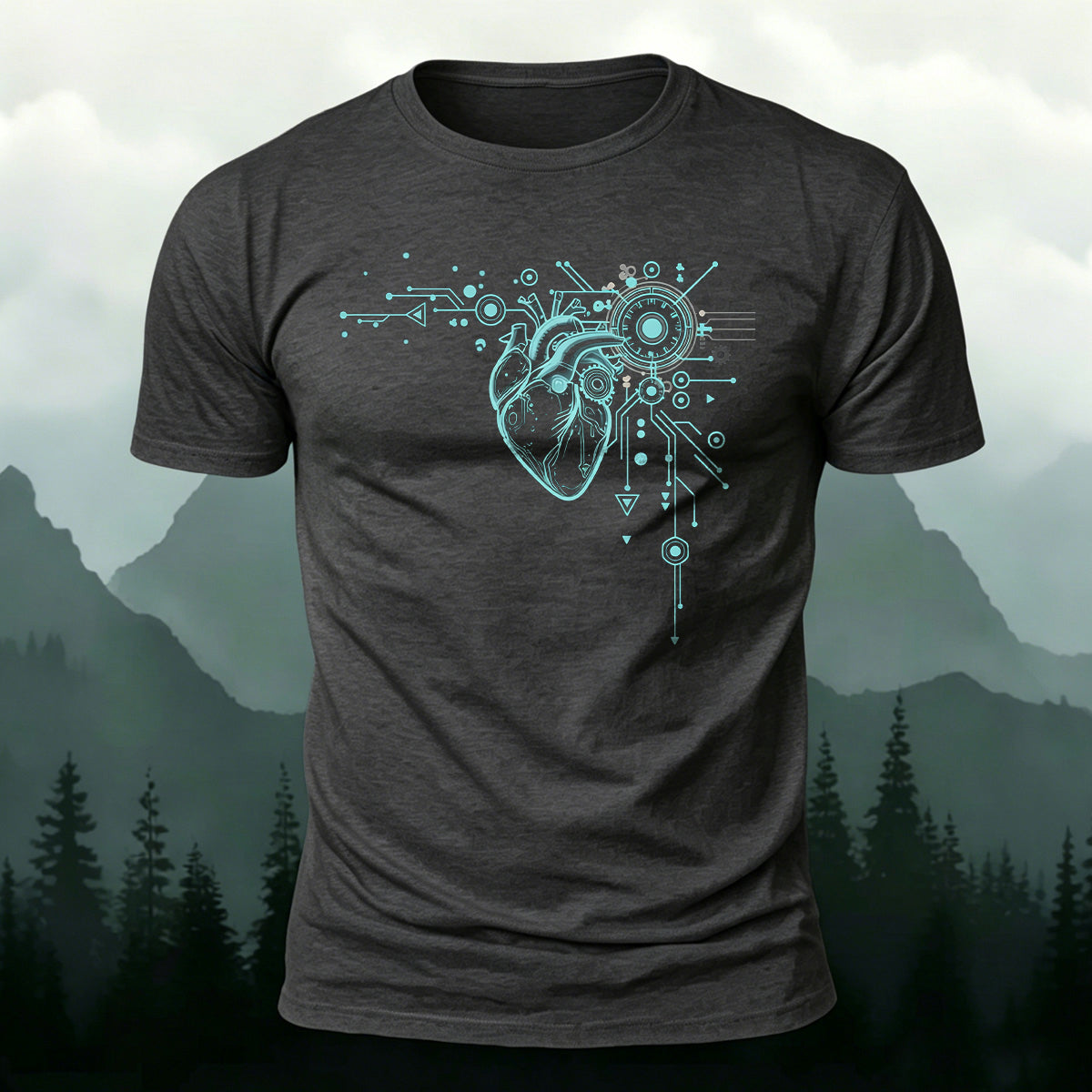 Artistic Heart Personality Casual Premium Cotton T-Shirt