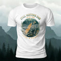 Round Skeleton Print Casual Cotton T-Shirt