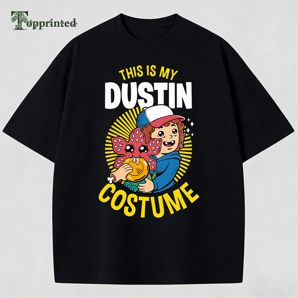 This is my Dustin Costume Casual Cotton T-shirt