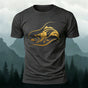 Fish Print on the Chest Cotton Casual T-Shirt