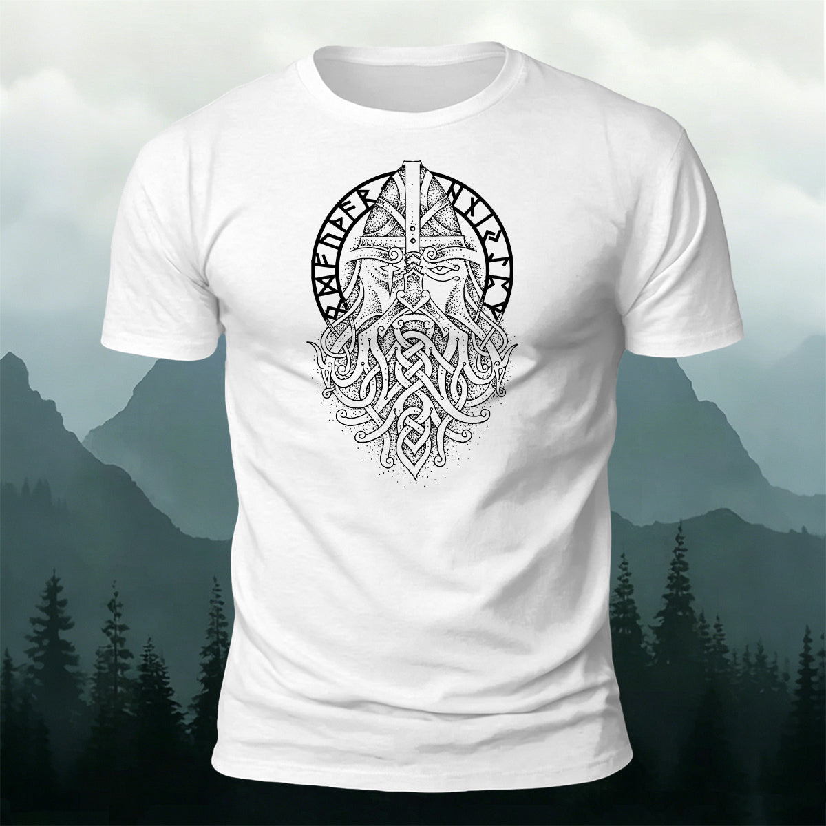 Viking Odin Tribe Casual Premium Cotton T-Shirt