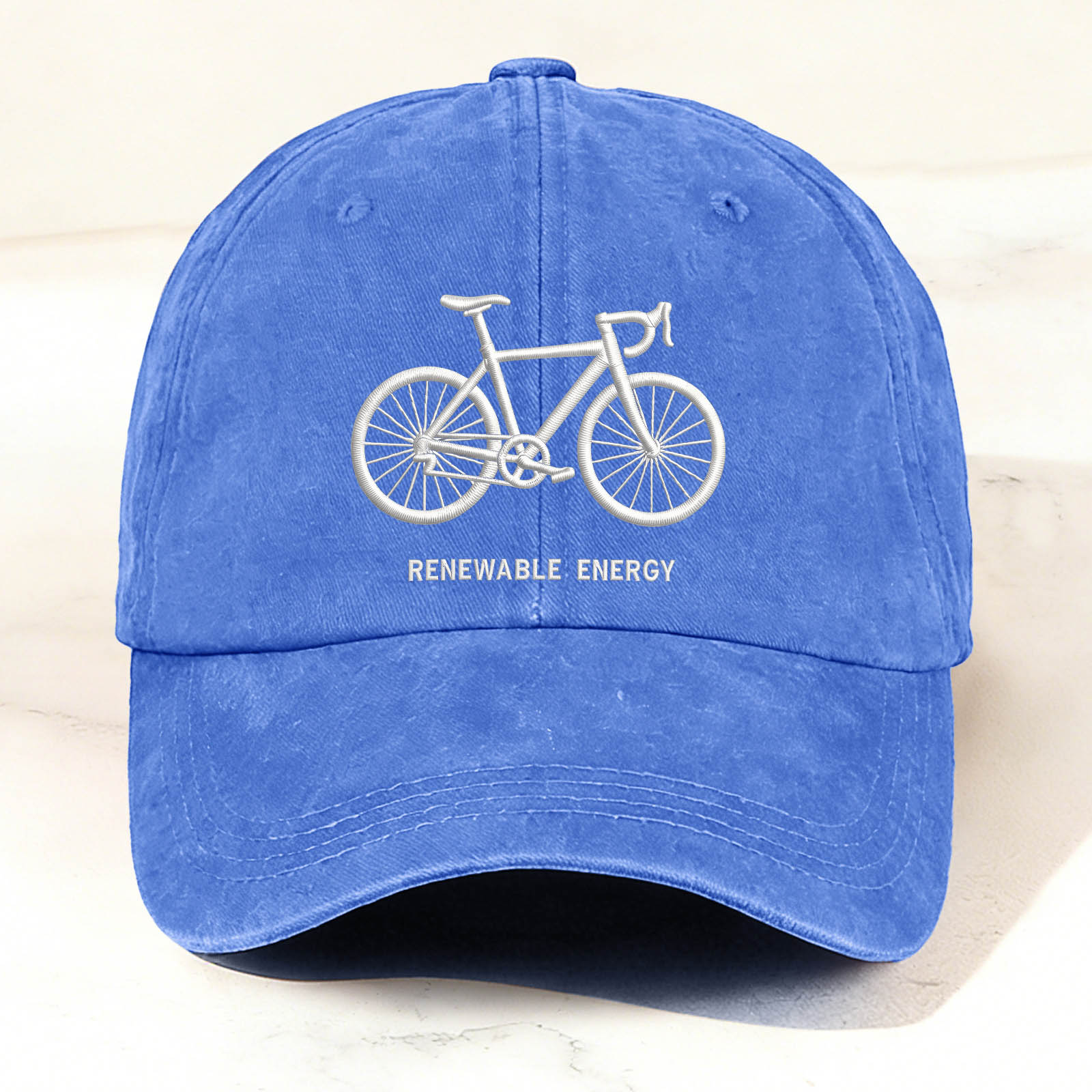 Bicycle Graphic Embroidery Casual Trendy Cap