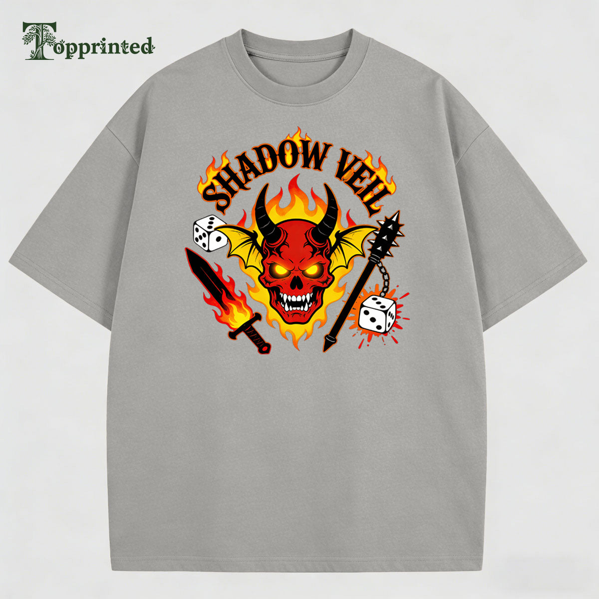 Shadow Hell Stranger Things Casual T-shirt