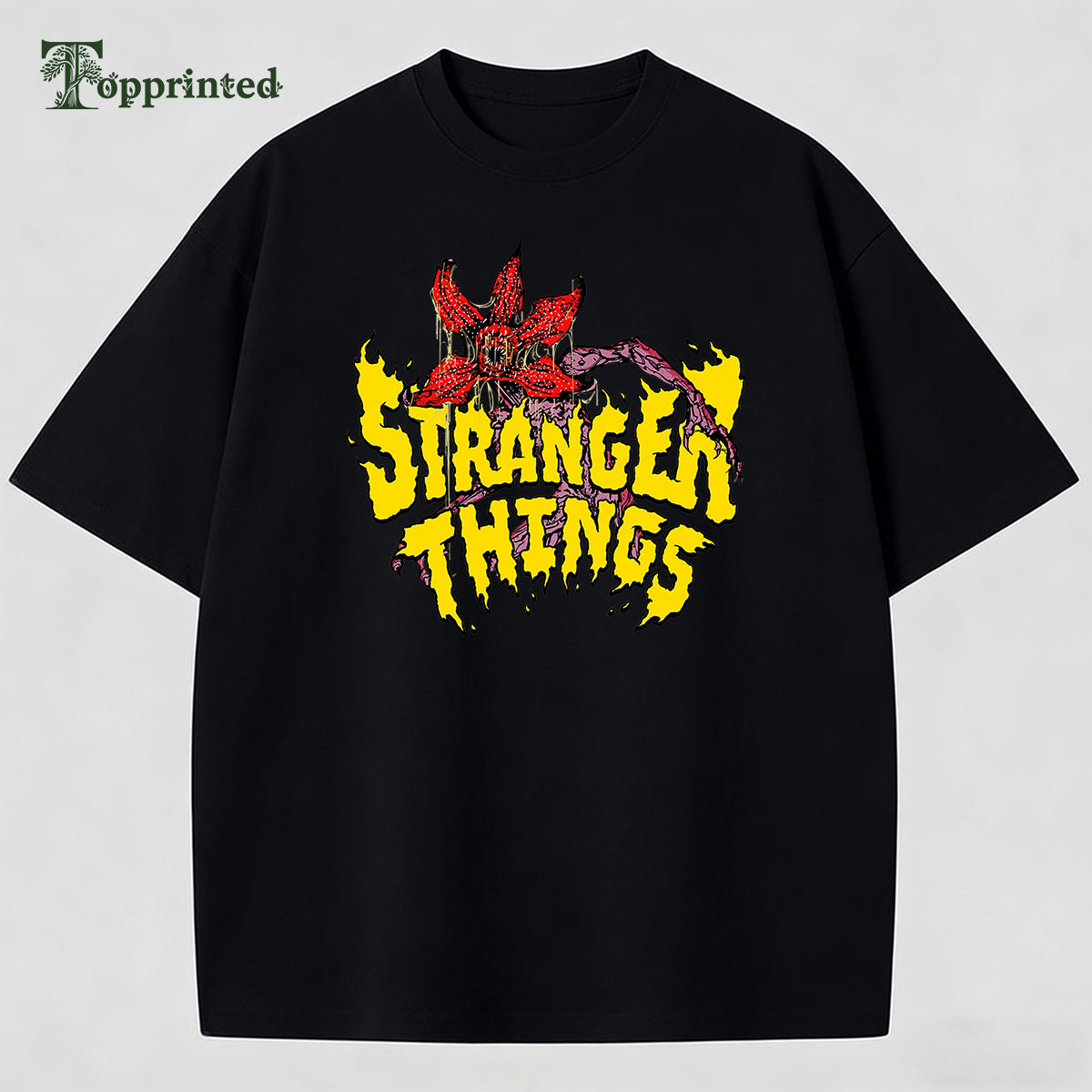 100%Cotton Stranger Things Casual Daily T-shirt
