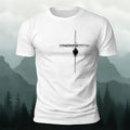 Silhouette of a Lonely Fishing Boat Print  Cotton T-Shirt