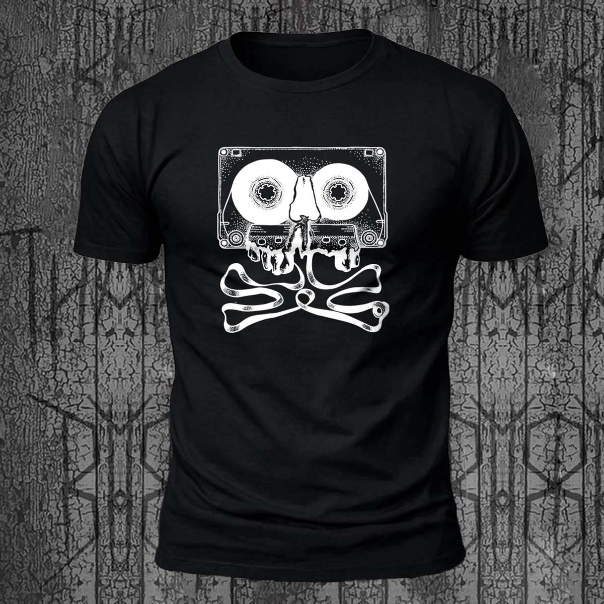 Skull Artistic Printed Trendy 100% Cotton T-Shirt