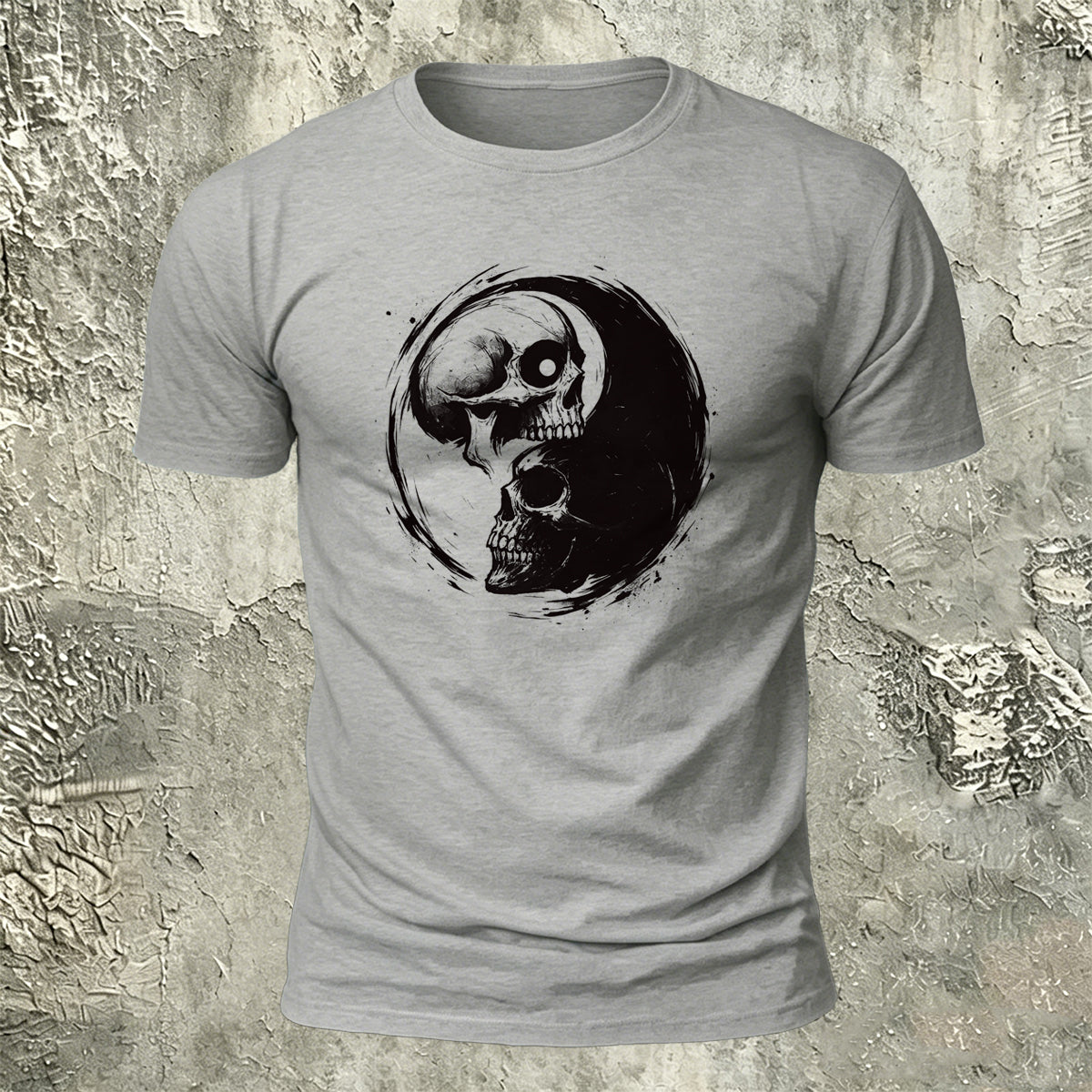 Skull Printed Dark Personality Premium Cotton T-Shirt