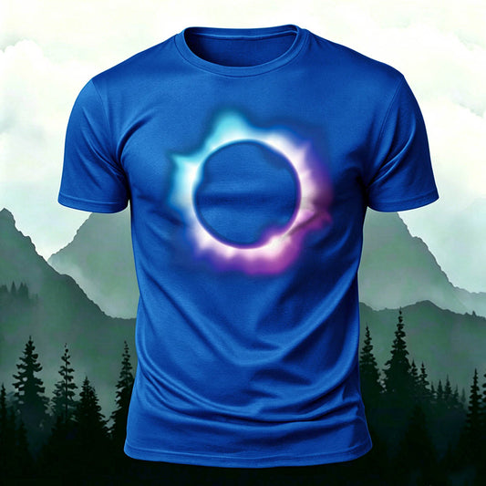 DTG Abstract Colorful Astronomy Graphic Casual Tee