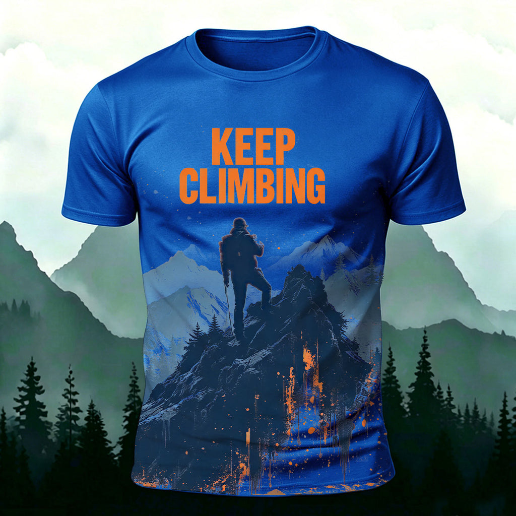 Keep Climbing Comfortable Cotton T-Shirt