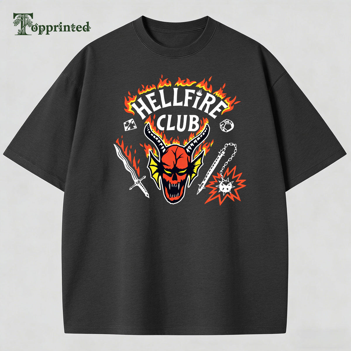 Hell Fire Club Casual Street Style T-shirt