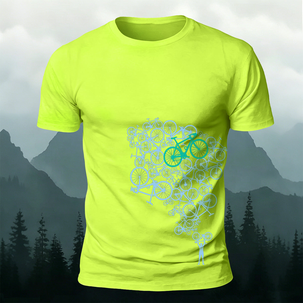 Cycling Graphic Trend Casual Breathable T-Shirt