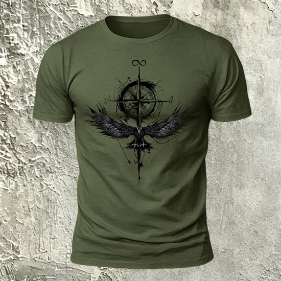 Nautical Pattern Trend Casual Skin-friendly T-shirt AMG
