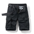Multi-pocket Button-down Loose-fit Heavyweight 100% Cotton Shorts