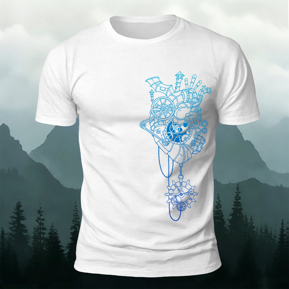 Sailboat Rudder Outdoor Casual Cotton T-Shirt