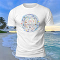 Space Astronaut Print Casual Premium Cotton T-Shirt
